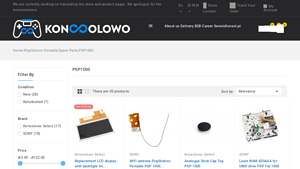 Konsolowo Select - Replacement LCD Display for PSP