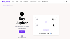 Screenshot of Buy Jupiter - The guide to buying JUP today. - Kraken