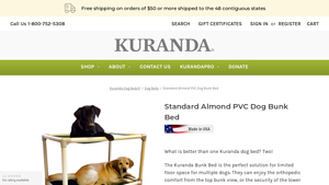 Kuranda Dog Beds® - Standard Dog Bunk Bed