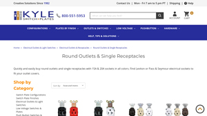Pass & Seymour - Round Outlet Receptacles
