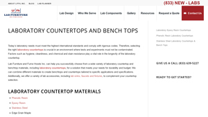 Lab Furniture & Fume Hoods - Epoxy Resin Countertops