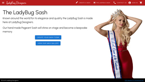 LadyBug Designers - Elegant Handmade Sashes