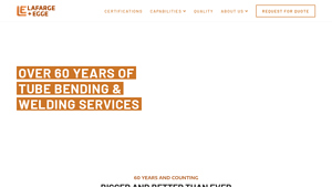 Lafarge & Egge - Tube Bending and Welding Services
