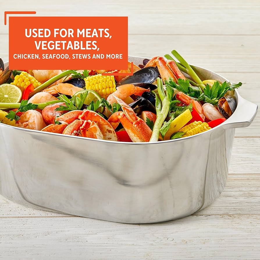 An application scenario or product detail of large oval pot for cooking aluminum cajun - Image 15