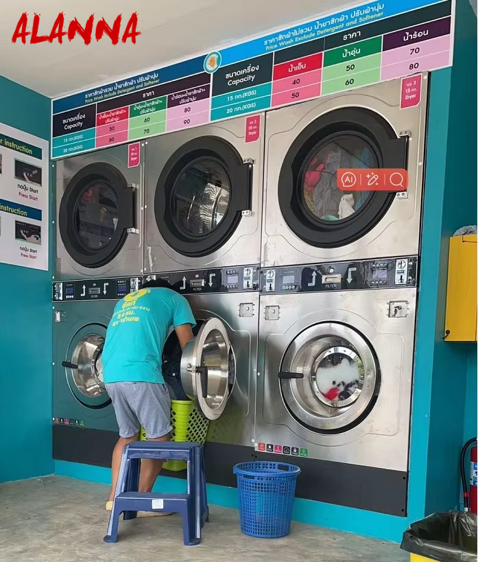An application scenario or product detail of laundromat machines for sale - Image 14