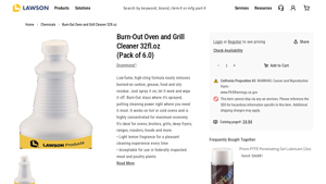 Lawson Products - Burn-Out Oven and Grill Cleaner