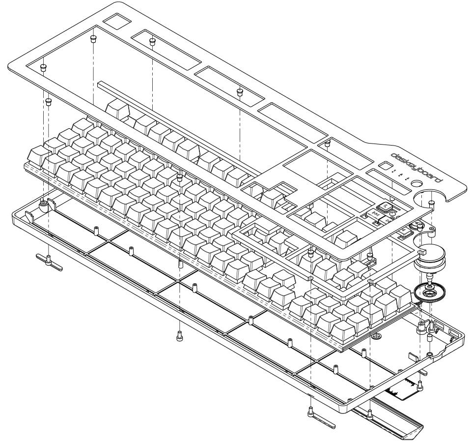 An application scenario or product detail of layers of a keyboard - Image 4