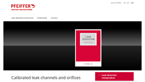 Pfeiffer Vacuum - Calibrated Leak Detection Devices