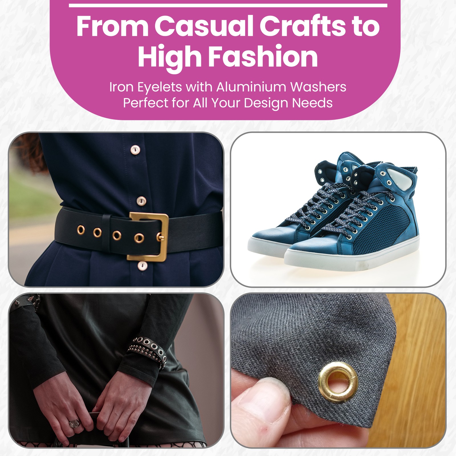 An application scenario or product detail of leather eyelets - Image 9