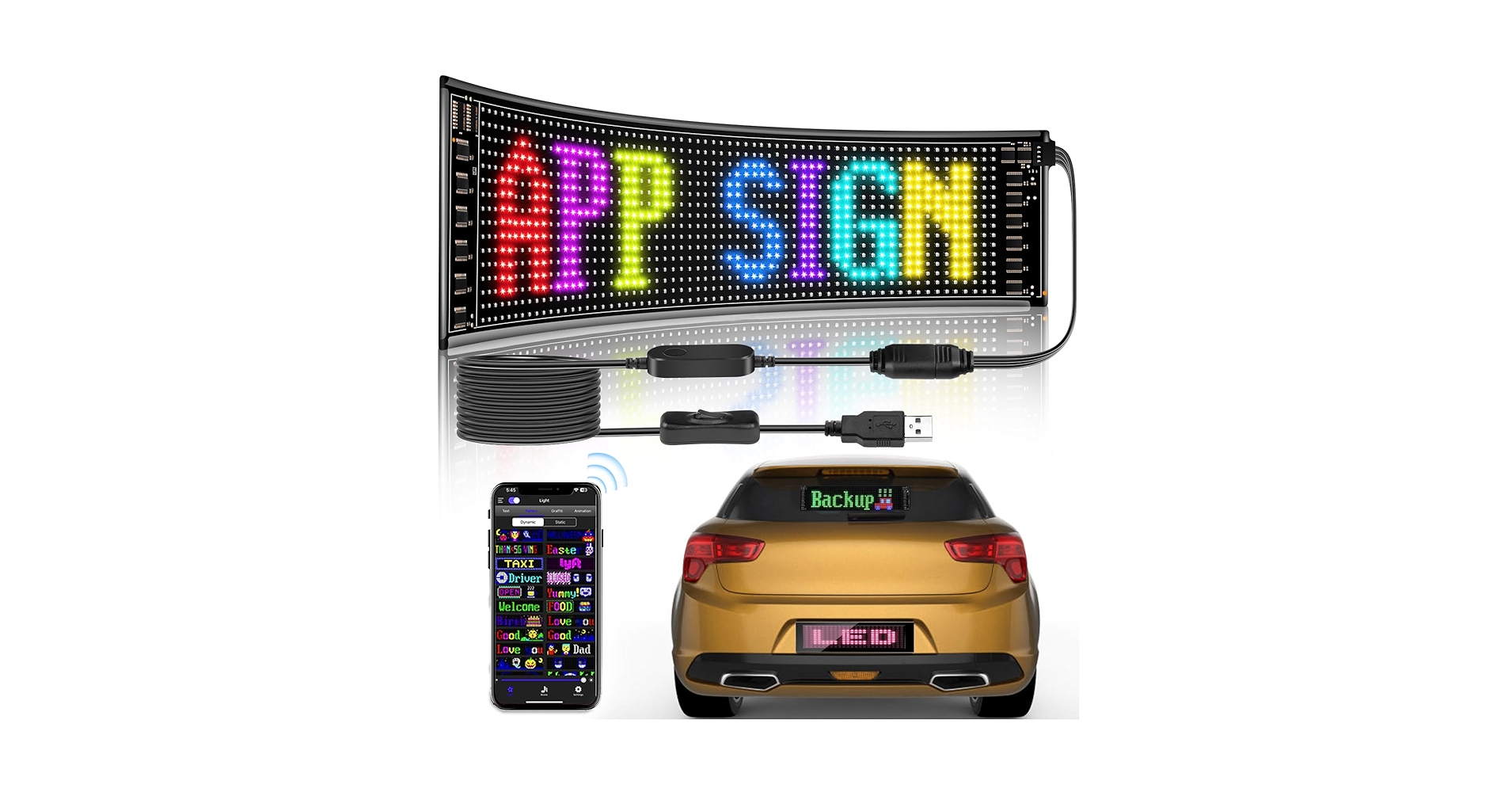 An application scenario or product detail of led car sign - Image 7