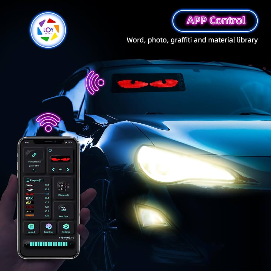 An application scenario or product detail of led car sign - Image 18