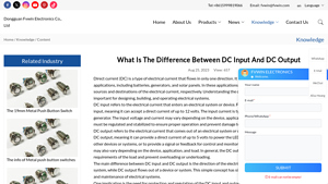 LED Tact Switch - DC Input & Output Explained