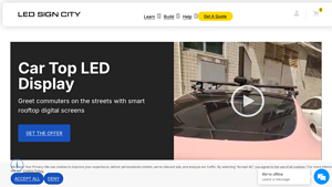 LED Sign City - Car Top LED Display