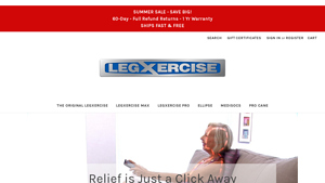 LegXercise - LegXercise PRO + Mat + 3 Warranty