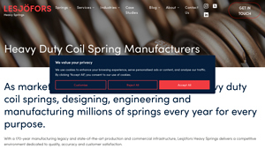 Lesjöfors - Heavy Duty Coil Springs