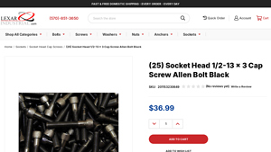 Lexar Industrial - Socket Head Screws