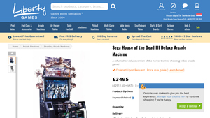 Sega - House of the Dead III Deluxe Arcade Machine