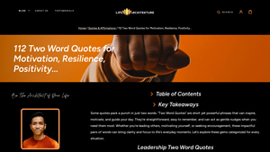 Life Architekture - Inspirational Quotes Collection