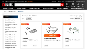 Bishop Lifting - Latch Kits for Rigging Hooks
