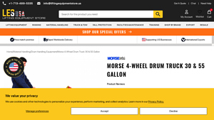 Morse - 4-Wheel Drum Truck Model 160