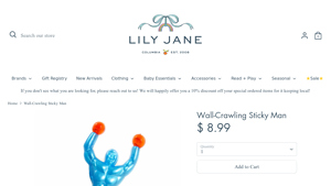 Lily Jane - Wall-Crawling Sticky Man