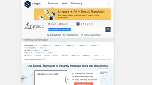 Linguee - Metal Clamps