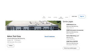 Adron Tool Corp - EDM Specialists