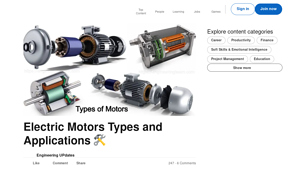 Electric Motors - Types and Applications