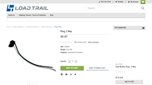 Load Trail - Plug, 2 Way