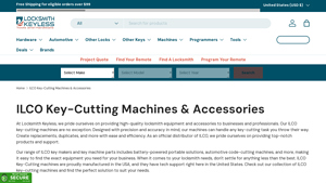 ILCO - Key-Cutting Machines & Accessories