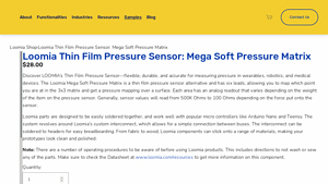 Loomia - Thin Film Pressure Sensor