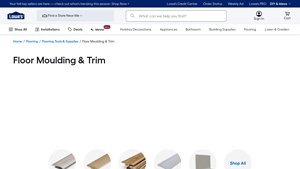 Lowe's - Floor Moulding & Trim