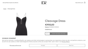 Ludovic de Saint Sernin - Cleavage Long Dress