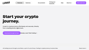 Screenshot of Buy crypto with Lunar Block