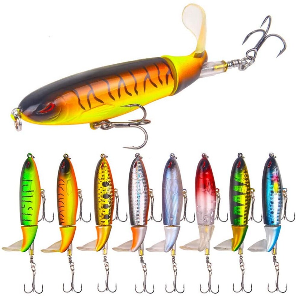 An application scenario or product detail of lure that has a propeller on the tail - Image 1