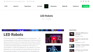 LUTN - LED Stilt Performers