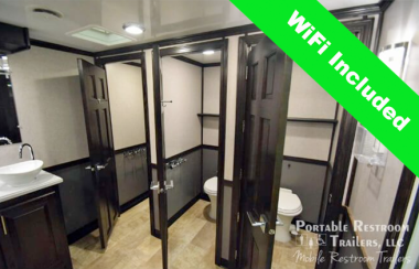 An application scenario or product detail of luxury portable restrooms for sale - Image 9
