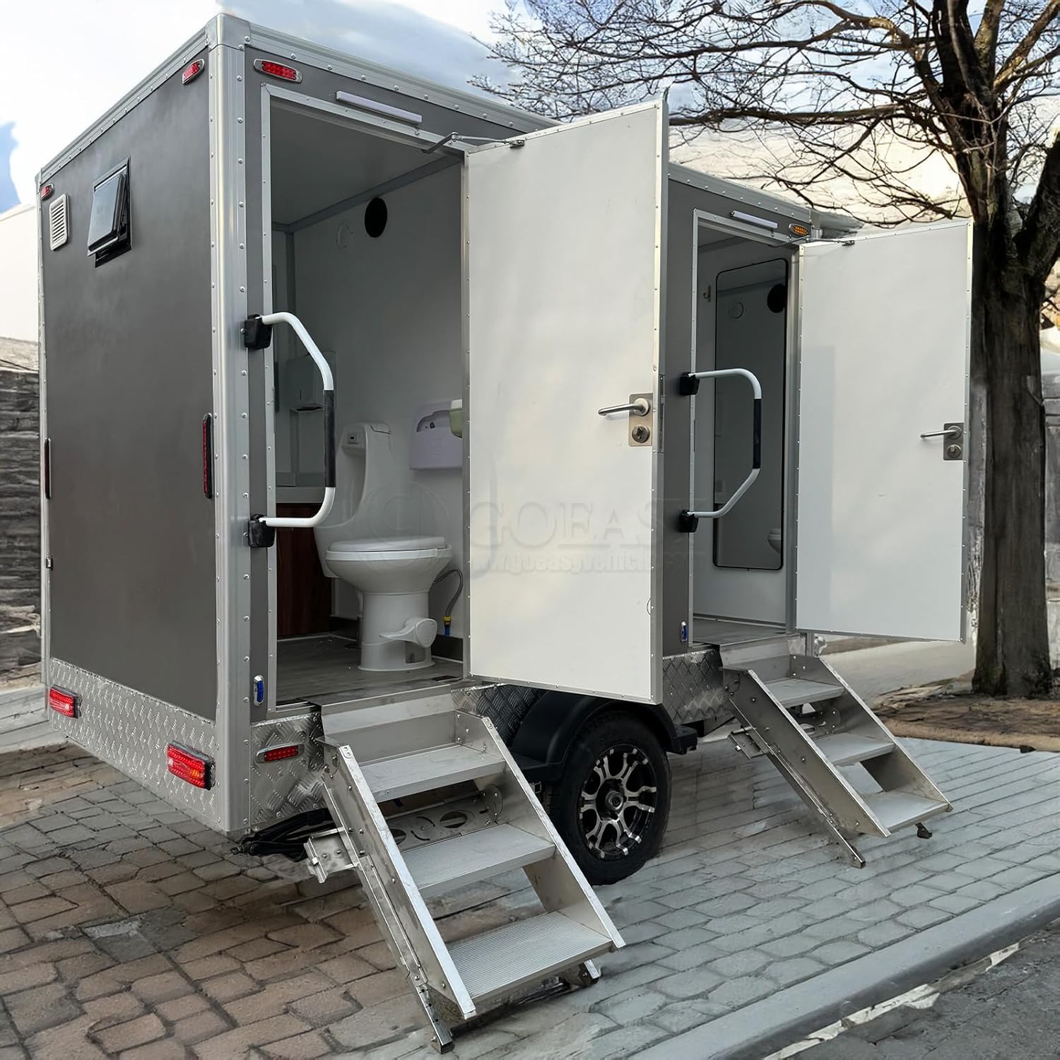 An application scenario or product detail of luxury portable restrooms for sale - Image 12