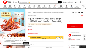 BE & CHEERY - BBQ Flavor Dried Squid Strips
