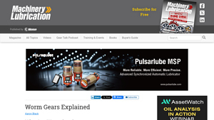 Machinery Lubrication - Worm Gears