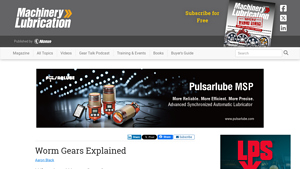 Machinery Lubrication - Worm Gears