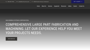 Machining Systems Corp - CNC Boring and Precision Turning
