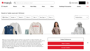 Macy's - Toddler Sweat Suits