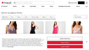 Macy's - Satin Wrap Bridal Robe & Nightgown Set