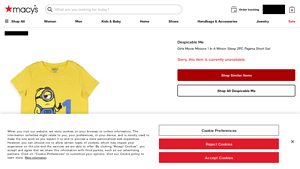 Despicable Me - Girls Minions Pajama Set