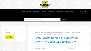 Maedler - Small Worm Geared DC-Motors