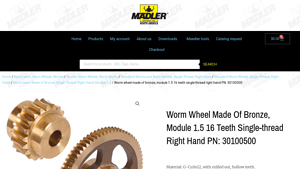 Maedler - Bronze Gear 16:1