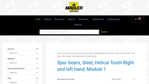 Maedler - Helical Spur Gears
