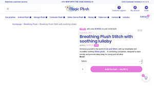 Magic Plush - Breathing Plush Stitch