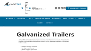 Magic Tilt - Galvanized Trailers